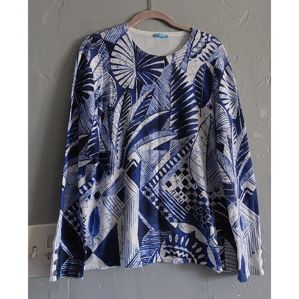 j mclaughlintops Sweater Women's L,cotton, Modal Spandex Excellent Material,...